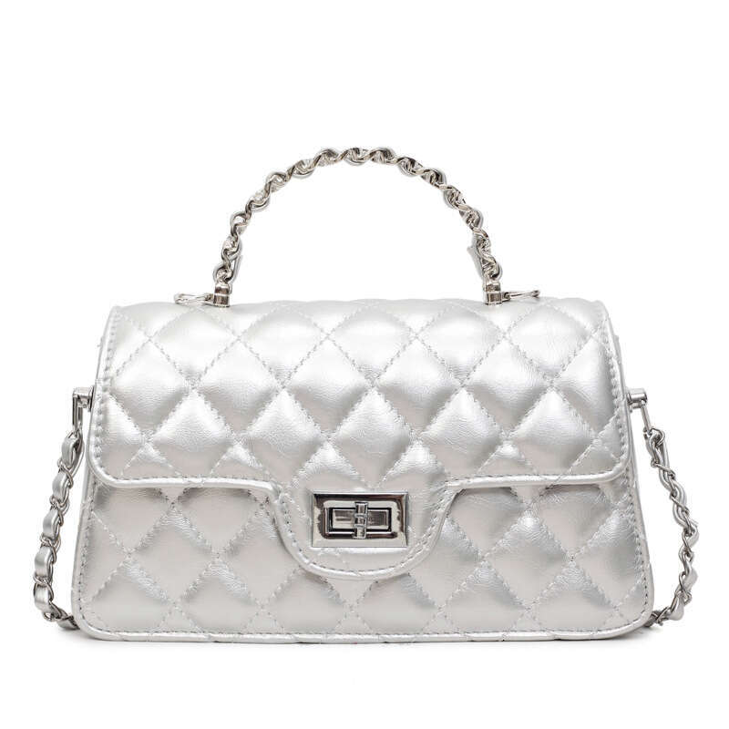 Quilted Chain Small Square Bag Women's Bag 2025 New Versatile Shoulder Tote Bag Designer Bag Crossbody Bag Simple Handbag Underarm Bag