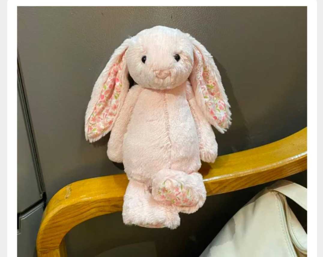 Movies & TV Plush toy Bonnie Rabbit Floral Plush Toy Doll Baby Soft Stuffed Doll Sweet Bunny