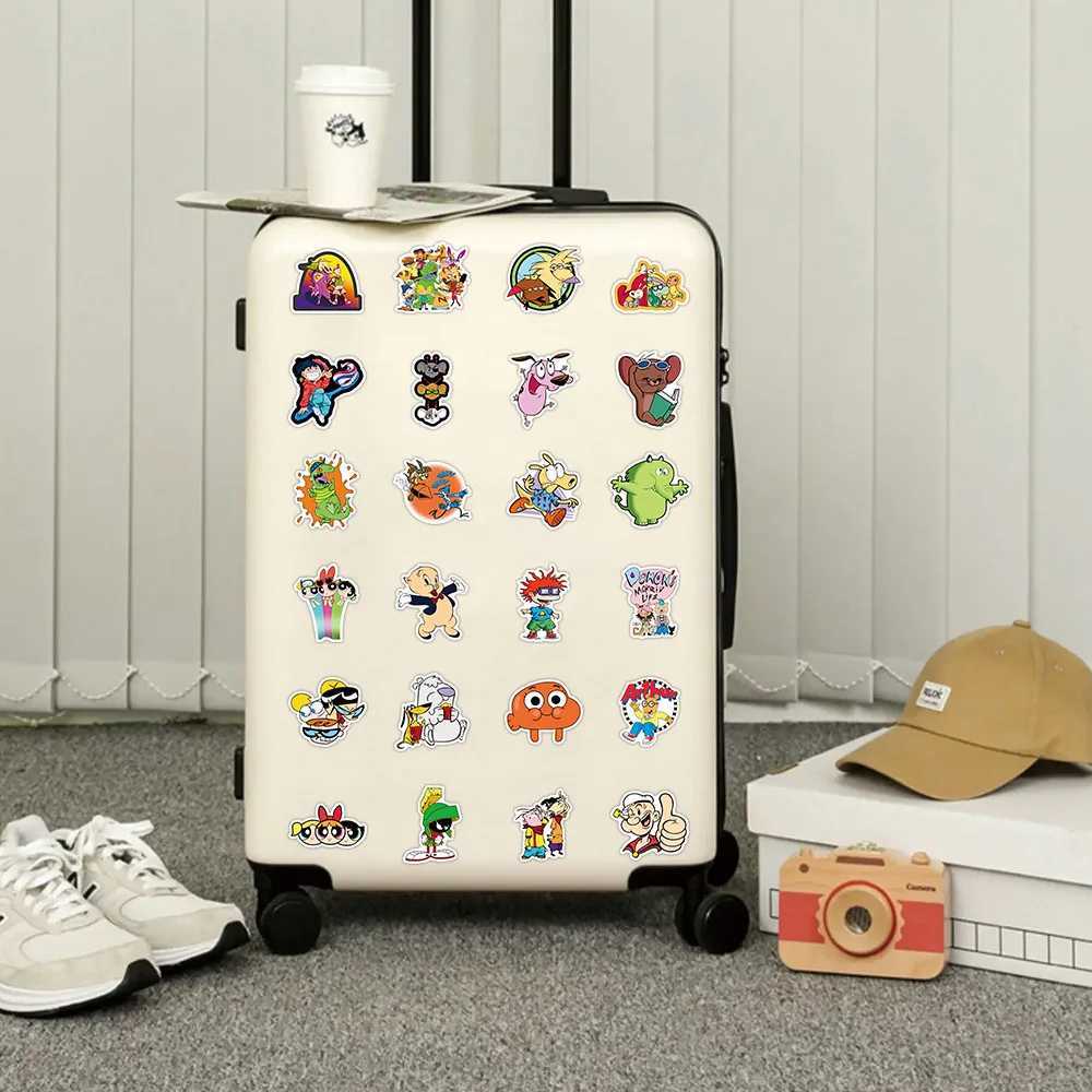 50100Pcs 90s Classics Anime Collection Cartoon Stickers Decoration Decals for Notebook Skateboard Helmet Graffiti Sticker Toys C250918