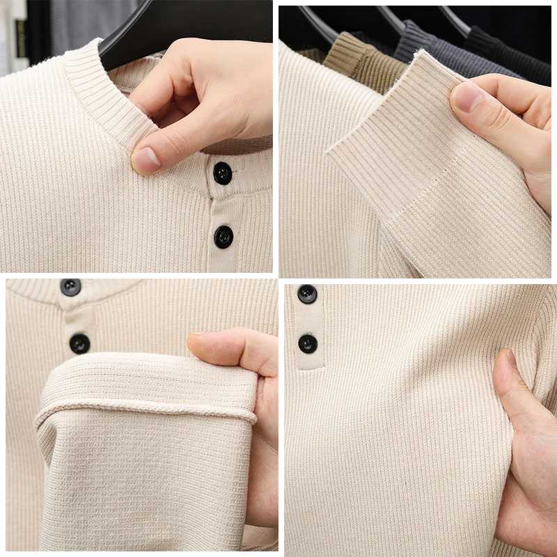 BROWON 2025 Business Sweater for Man Autumn Winter New Long Sleeve O Neck Soft Comfortable Casual Pullovers Sweaters for MenZ250918