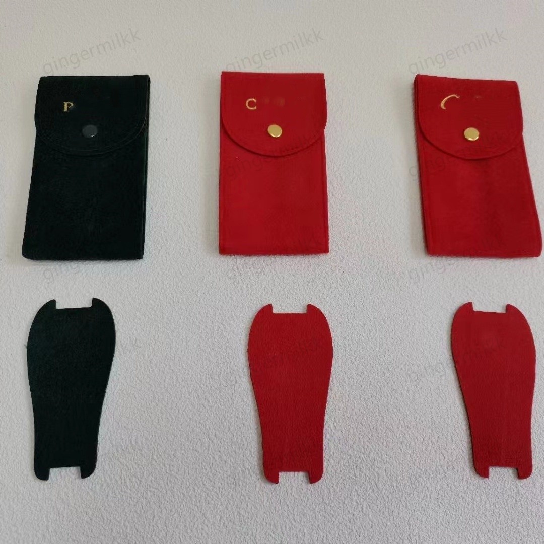 Designer Watch Boxes Velvet Green Red Watch Box Packaging Storage Portable Cloth Bag Watch Travel Pouches