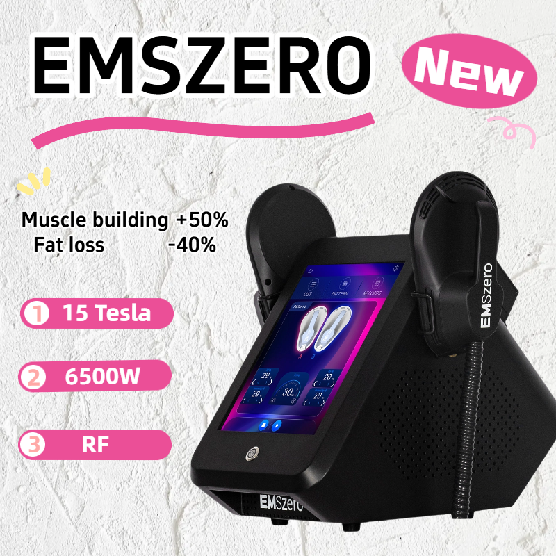 Newest EMSzero Neo EMS RF Sculpting Butt Lift EMS Machine 6500W HIEMT Muscle Stimulator Body Shaping Massage Equipment 4/5 Handles Salon SPA