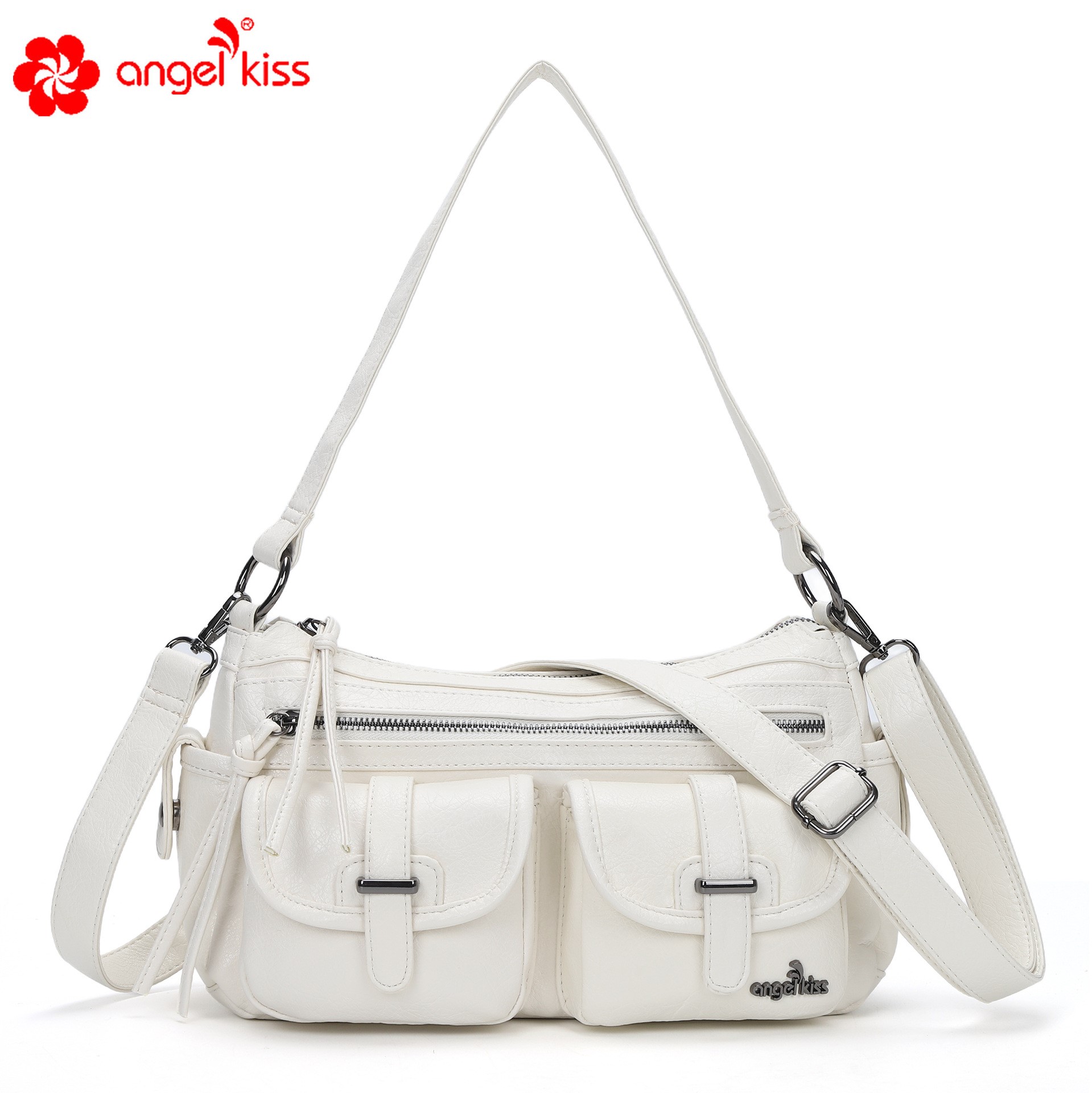 Anglekiss free shipping trendy handbag large capacity single shoulder crossbody soft leather women's bag new