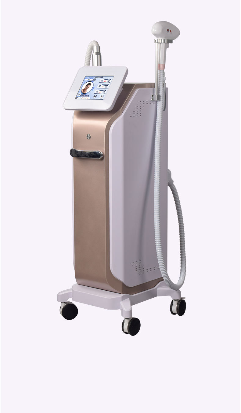 Professional diode laser hair removal laser 755 808 1064mm hair remove machine price 2 in 1 Q Switch ND Yag Laser 808 Diode Laser Tattoo Removal Devic