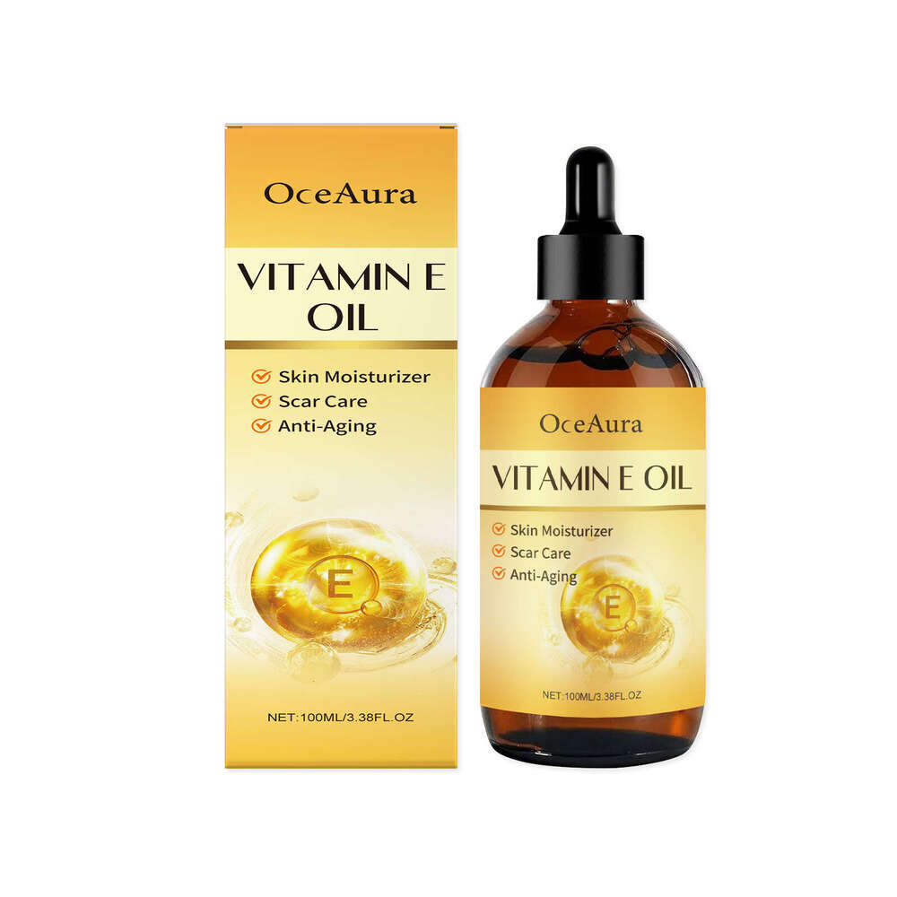 OceAura Vitamin E Multi-effect Moisturizing Hydrating Face Body Hair Nourishing Skincare Essence Oil