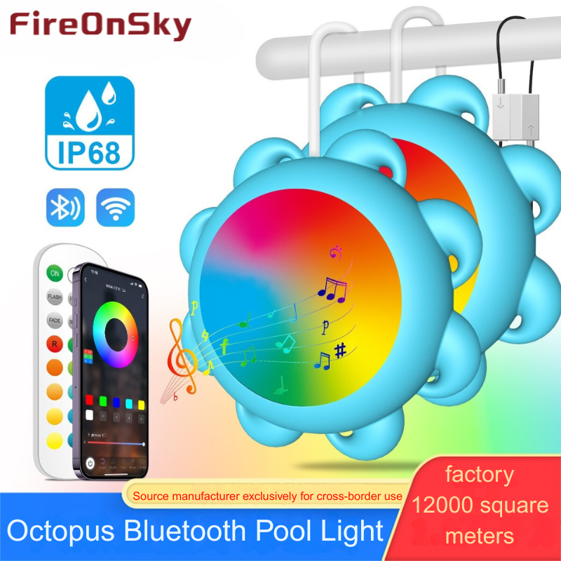 Bluetooth-Controlled RGB Underwater Lighting for Swimming Pools - Individual Light Units-HCP157