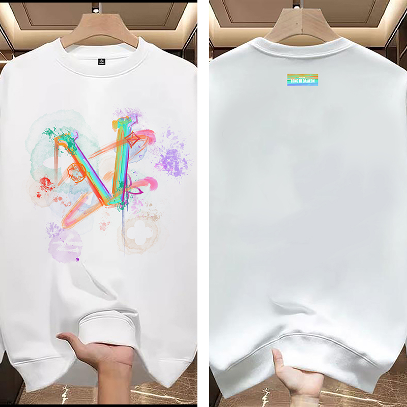 Men's Crewneck Hoodies printed Y2K Hip-Hop Retro Trendy Brand Streetwear Design Fashion Casual Couple-Fit & Oversized Version