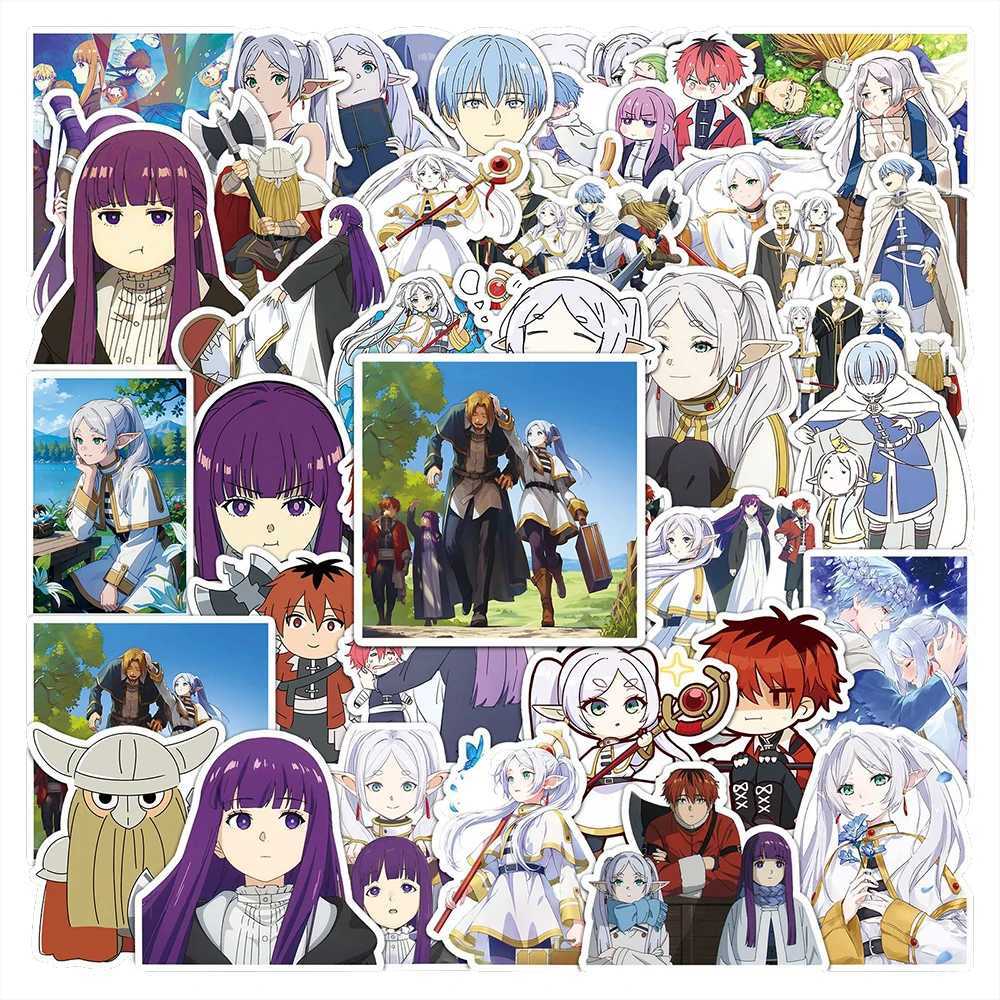103050pcs Frieren Beyond Journeys End Anime Stickers Himmel Frieren Cartoon Decals Fern Stark Eisen Heiter Sticker Toys Gifts C250918