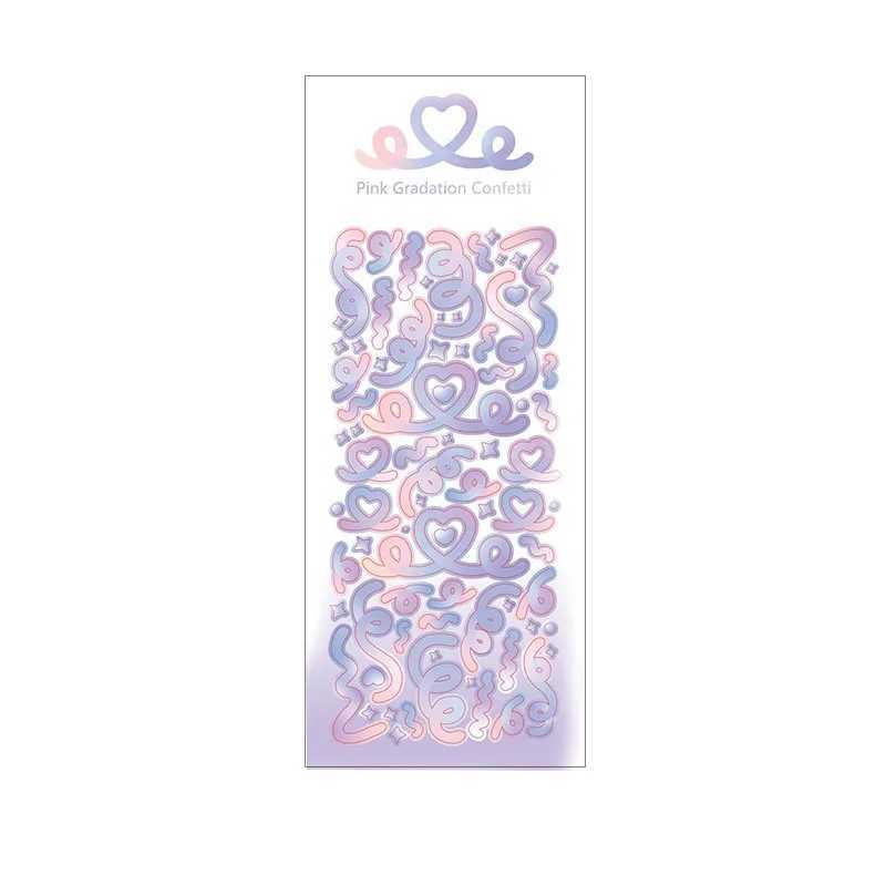 1PCS New Cute Kawaii Deco Stickers Korean Stickers Photocard Decor Kpop Decorative Toploader Scrapbooking Stickers Y 2k Samll C250918