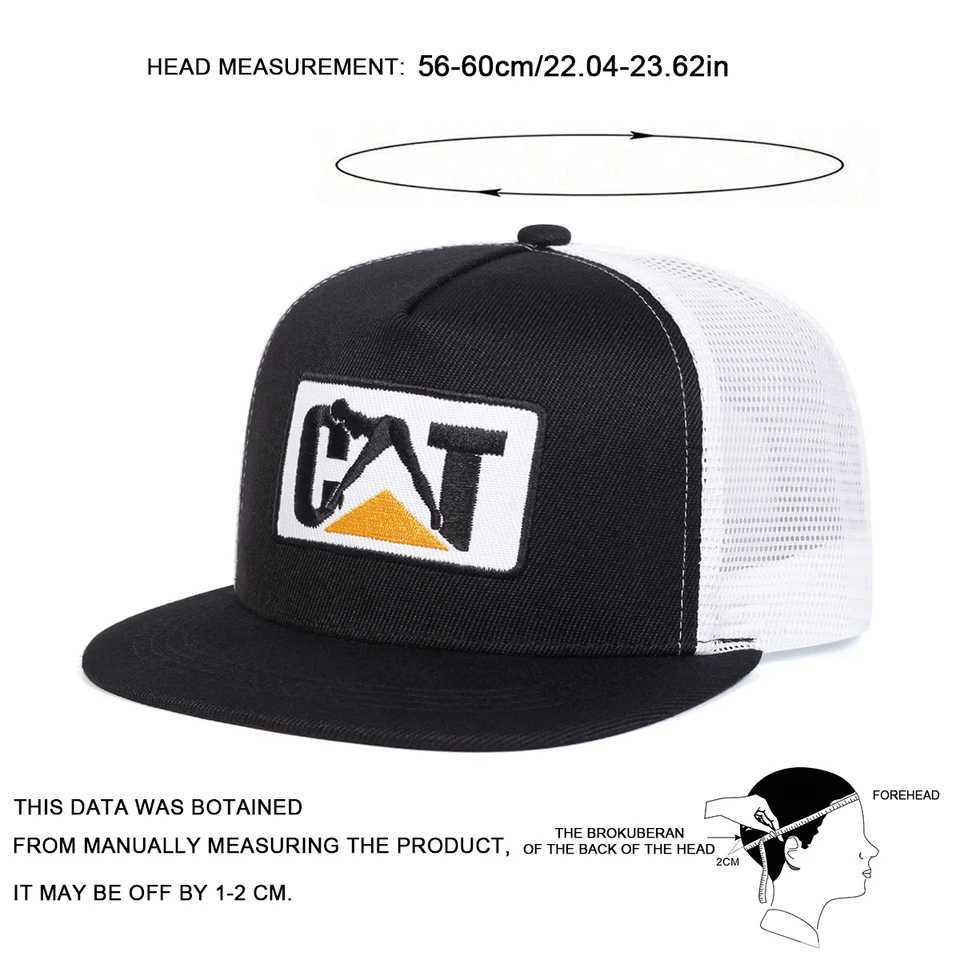 Unisex CT Letter Embroidery Hiphop Net Hats Spring Summer Outdoor Adjustable Casual Baseball Caps Sunscreen Hat Sports Cap J2509181