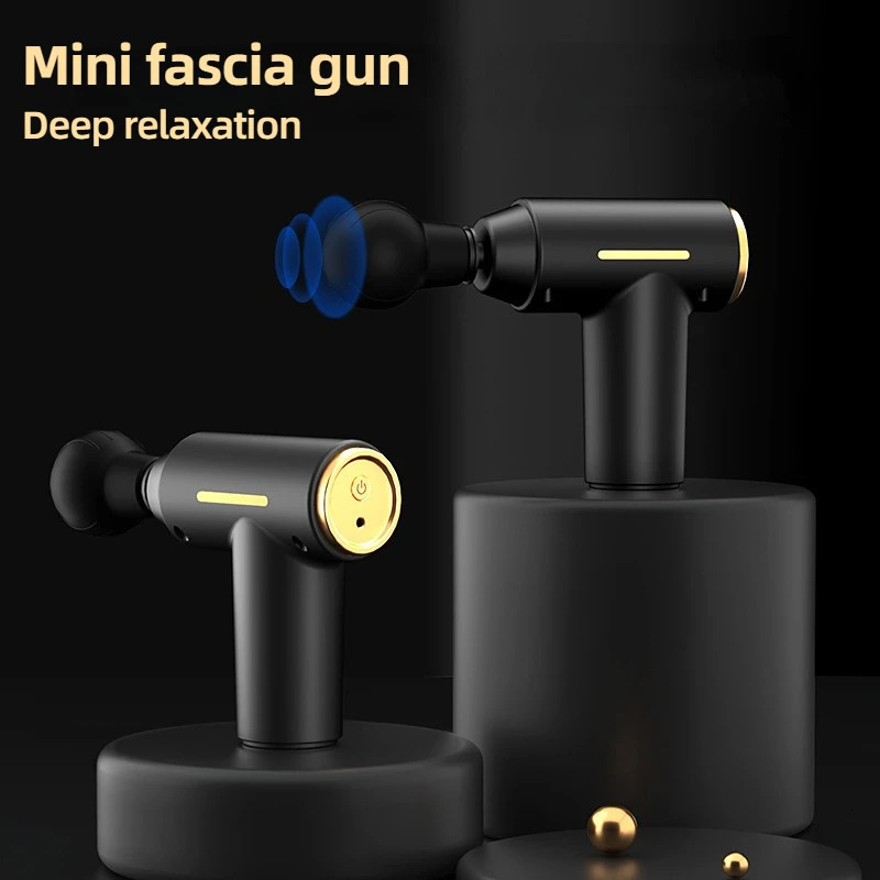 Portable Mini Muscle Massage Gun Vibration Massage Gun Body Neck Back Pain Gout Relief Deep Muscle Relaxation Massager Tools 250917