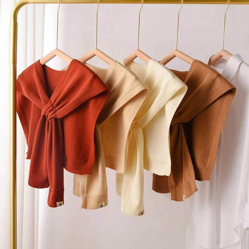 2025 Fashion Versatile Knitted Shl Scarf Wen Highend Ces With Shirts Fashion Thin Neck Protectors For Spring and Autumn Y250918