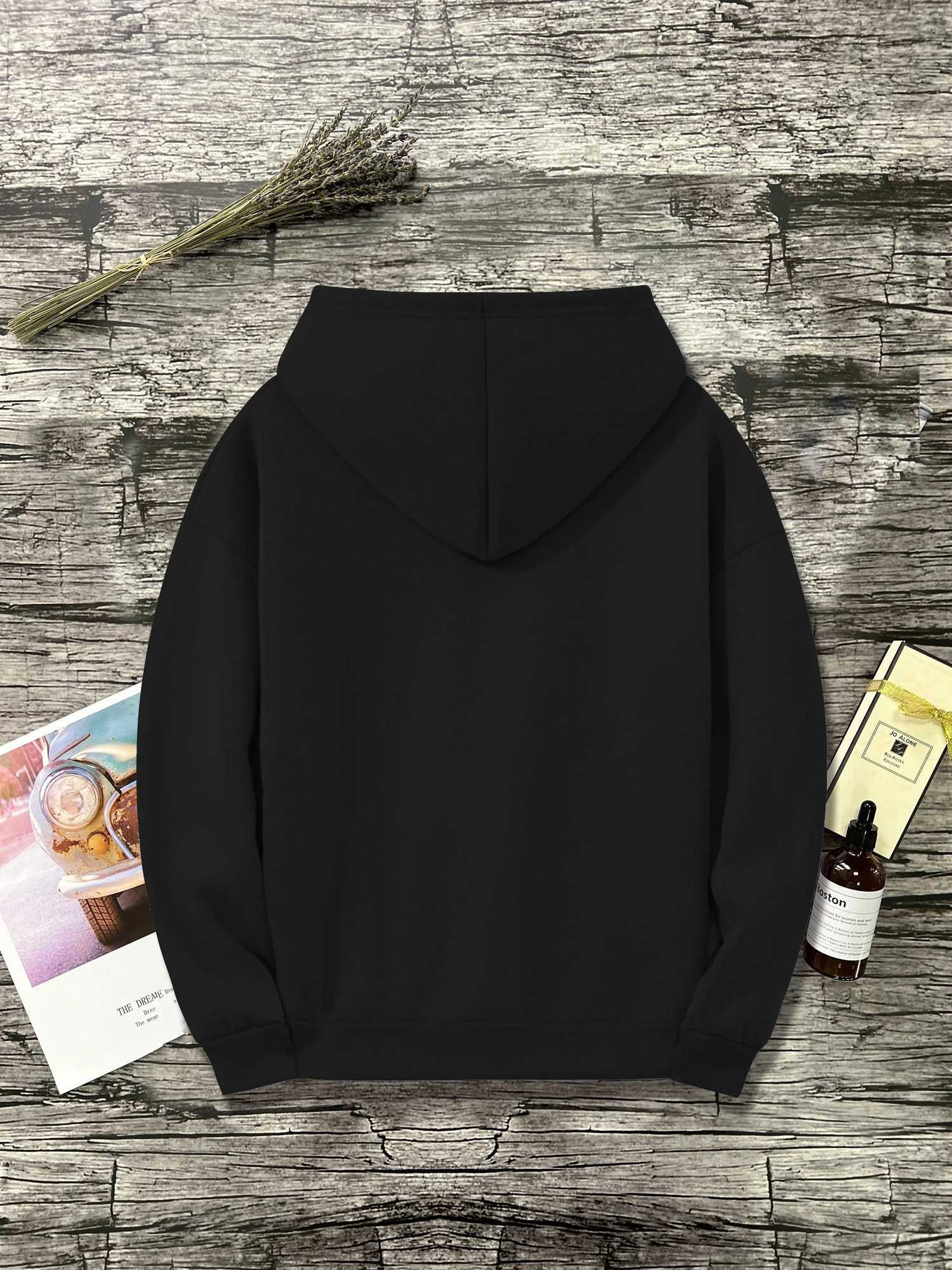 Running Rabbit Printed 2025 Autumn Winter Womens Hoodie Top Round Neck Long Sleeve New Womens Sweatshirt ClothingZ250918