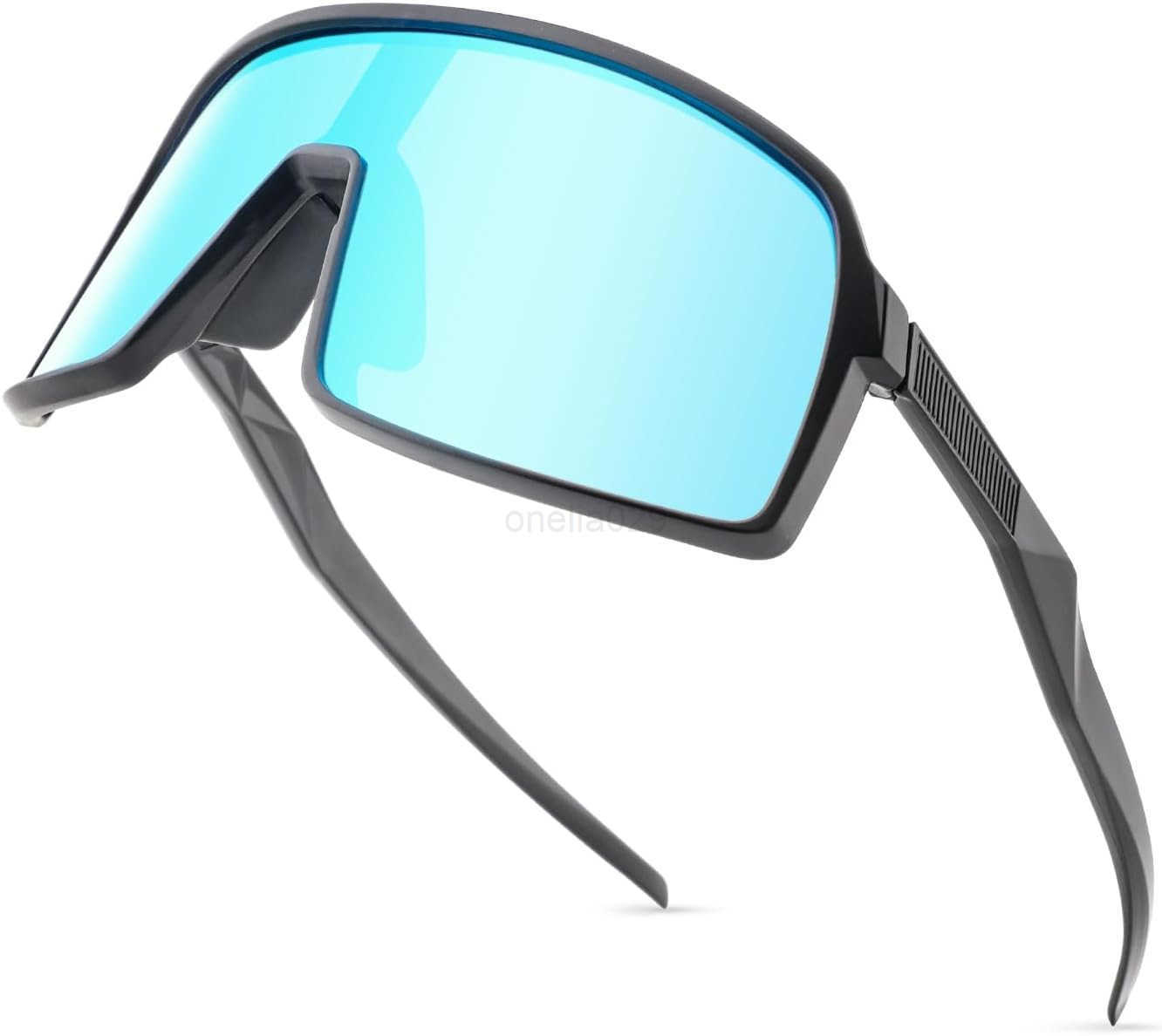 Sports Polarized Sunglasses for Men Woman Wrap Around Sun Glasses UV Protection for Running Cycling Fishing Driving W250918