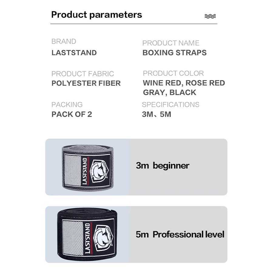 3m5m Professional Elastic Bandage Boxing Handwraps Handguard With Muay Thai MMA Boxing Training Gloves Wrist Guard Tape J251211