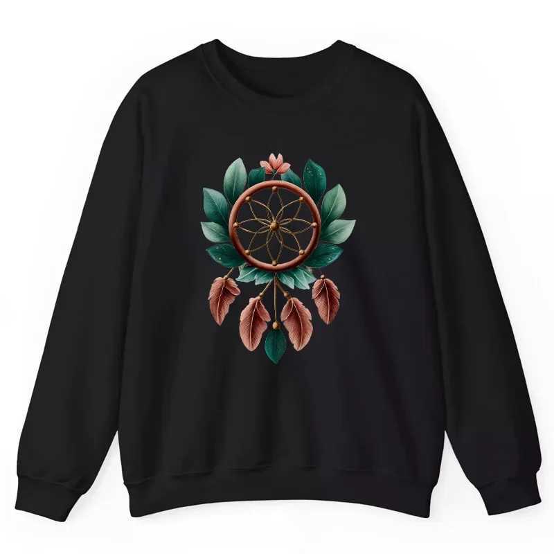 2025 Womens Sweatshirts Retro Print Casual O Neck Tops Outdoors Sports Jogging Pullover Street Long Sleeves Women ClothingZ250918