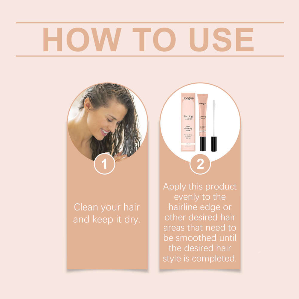 Hoegoa Moisturizing Suitable for Finishing Small Stray Hairs, Moisturizing, Non-Dandruff, Non-Greasy, Volumizing Styling Cream