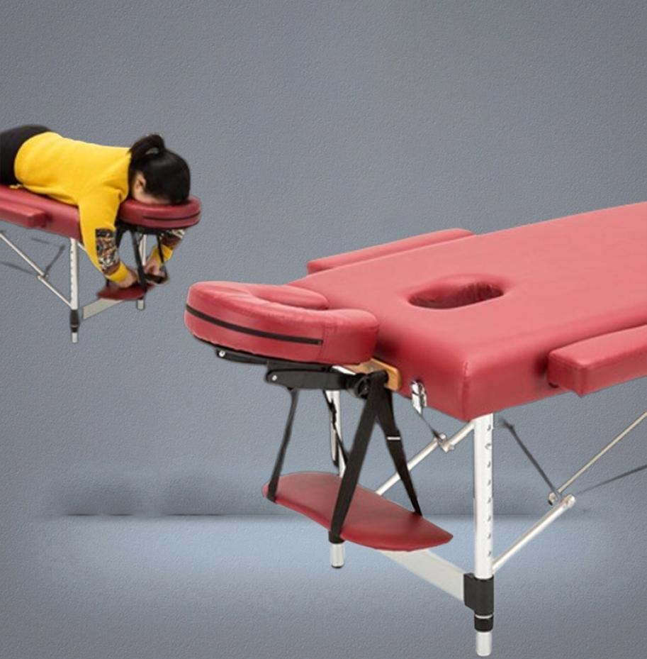 Pillow Fashion Sponge Leather Adjustable U Shaped Head With Holder For Tattoo Spa Massage Bed Table Wine Red Purple White4568993