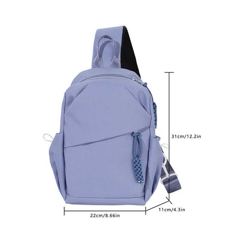 Chest Bag for Women 2024 New Trendy Waterproof Summer Boys Crossbody Bag HighEnd Sports Style Shoulder Bag Cycling Backpack Z250918