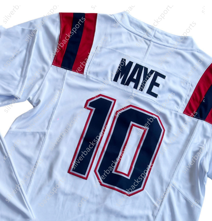 Custom Football 2025 Rivalries Jersey Drake Maye Rhamondre Stevenson Hunter Henry Jahlani Tavai Stefon Diggs Christian Gonzalez 12 Brady Mike Vrabel 8