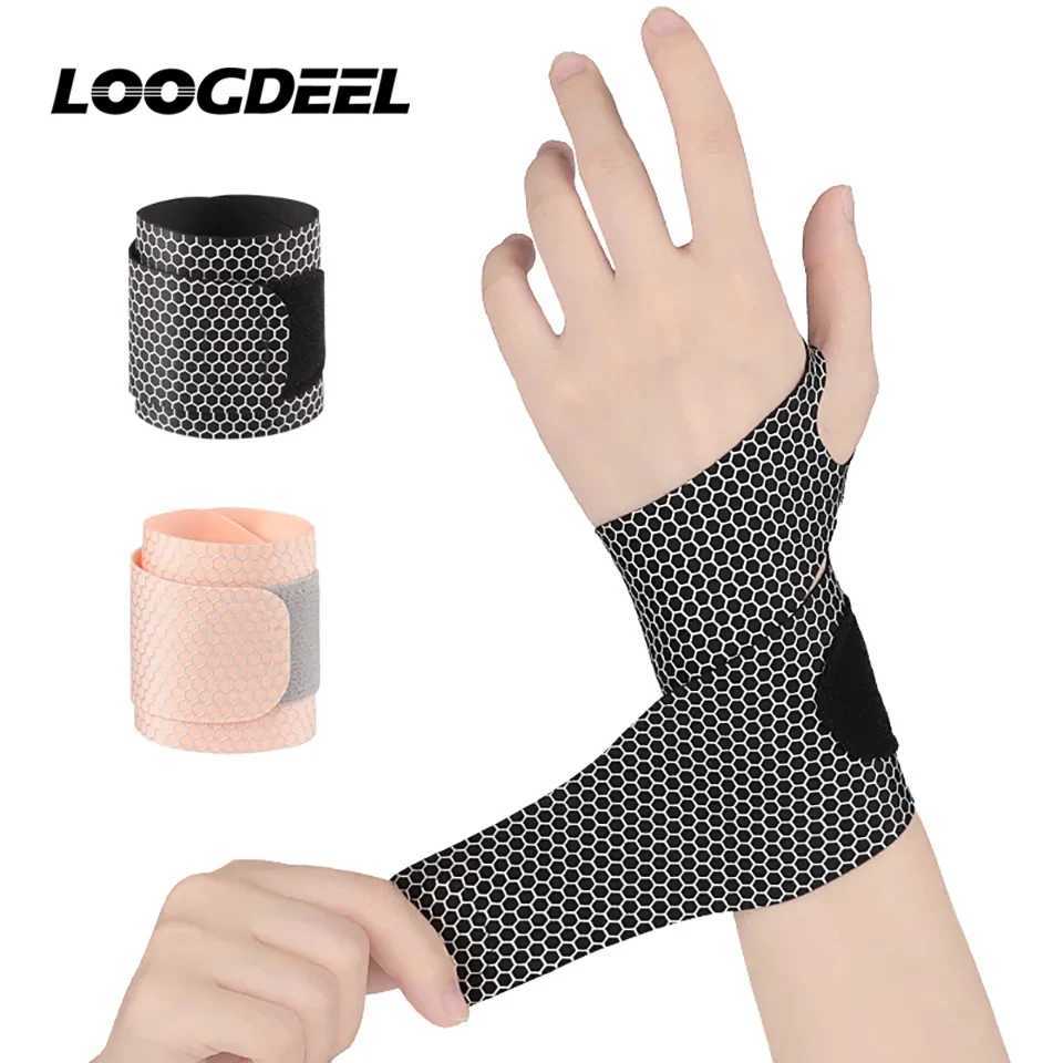 1PCS Adjustable Wristbands Wrist Support Bracer Gym Sports Wristband Carpal Protector Breathable Injury Wrap Band Strap Safety J2512111