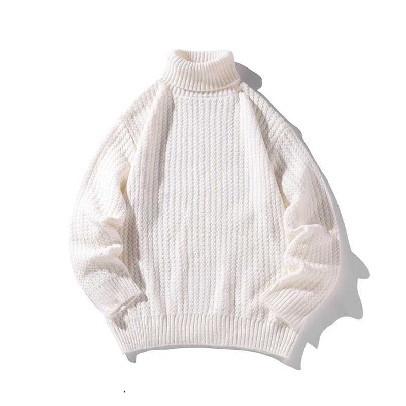 Sweater men 2025 New Men Knitwear Solid High Neck Sweater Soft Warm Comfortable Winter Pullover Fashion Casual Warm SweaterZ250918