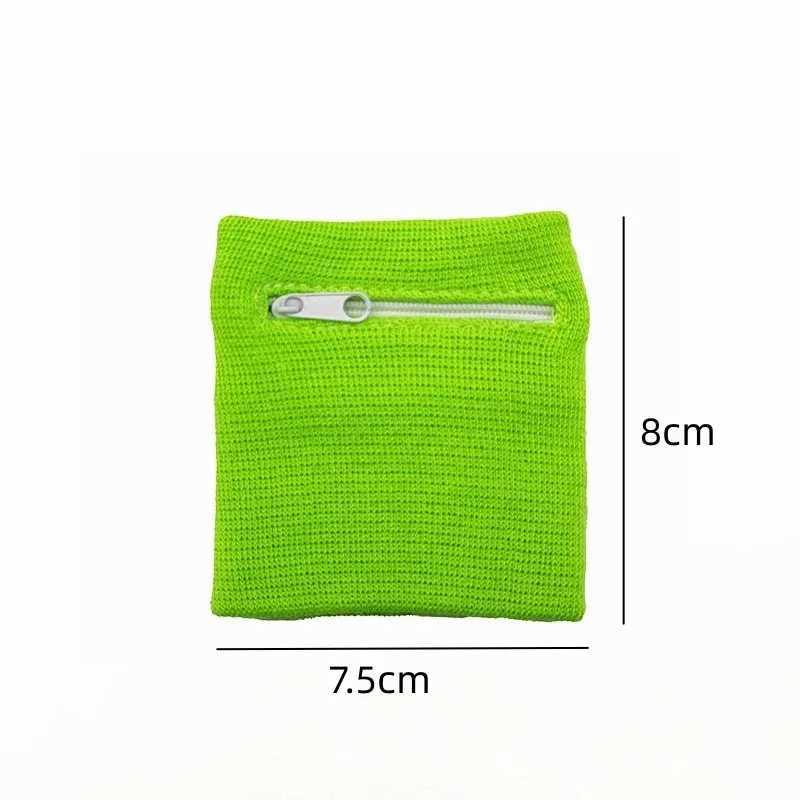 Mini Men Women Wrist Wallet Pouch Band Fitness Sports Zipper Wristband Running Gym Cycling Safe Coin Purse Bag Wrist Support J251211