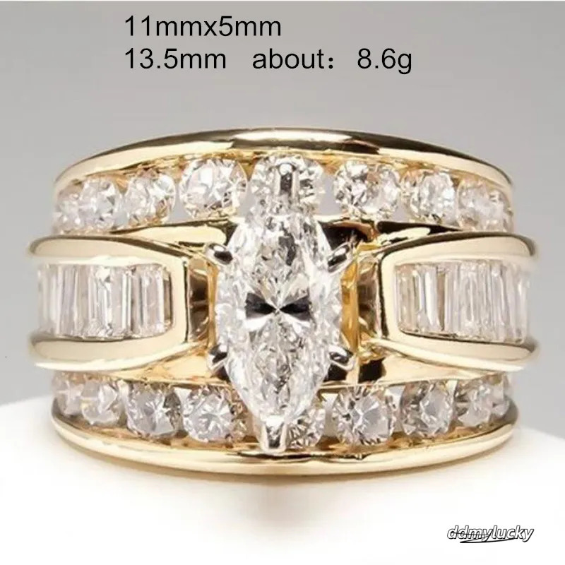 2025 New High-End Copper-Inlaid Zircon Women's European Designer Wedding Ring And American Fashionable Engagement Jewelry Accessory ddmyLucky