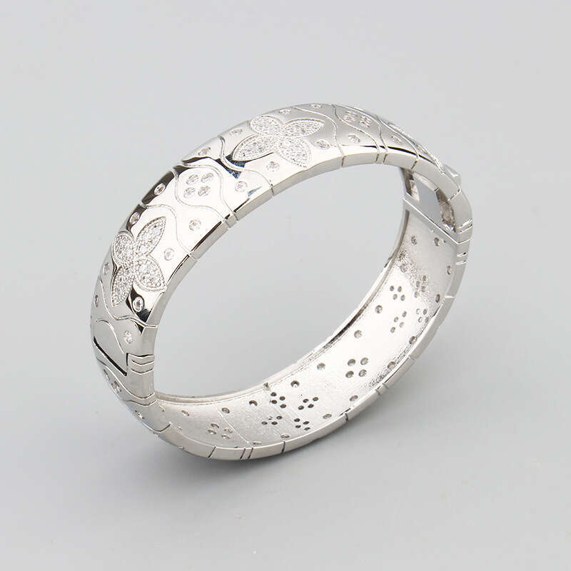 New Eternal Bracelet with Zircon Fashion Modern Jewelry for Women Petal Accessories Direct Shipping ddmypluto