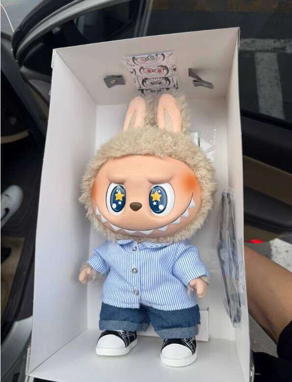 Labubu Summer Replica 38Cm Big Day Sale Zimomo Angel Creative Diy Lovely Dolls Lovely dolls Figure Vinyl Doll Pendant Model Collection Ornament Toy Gi