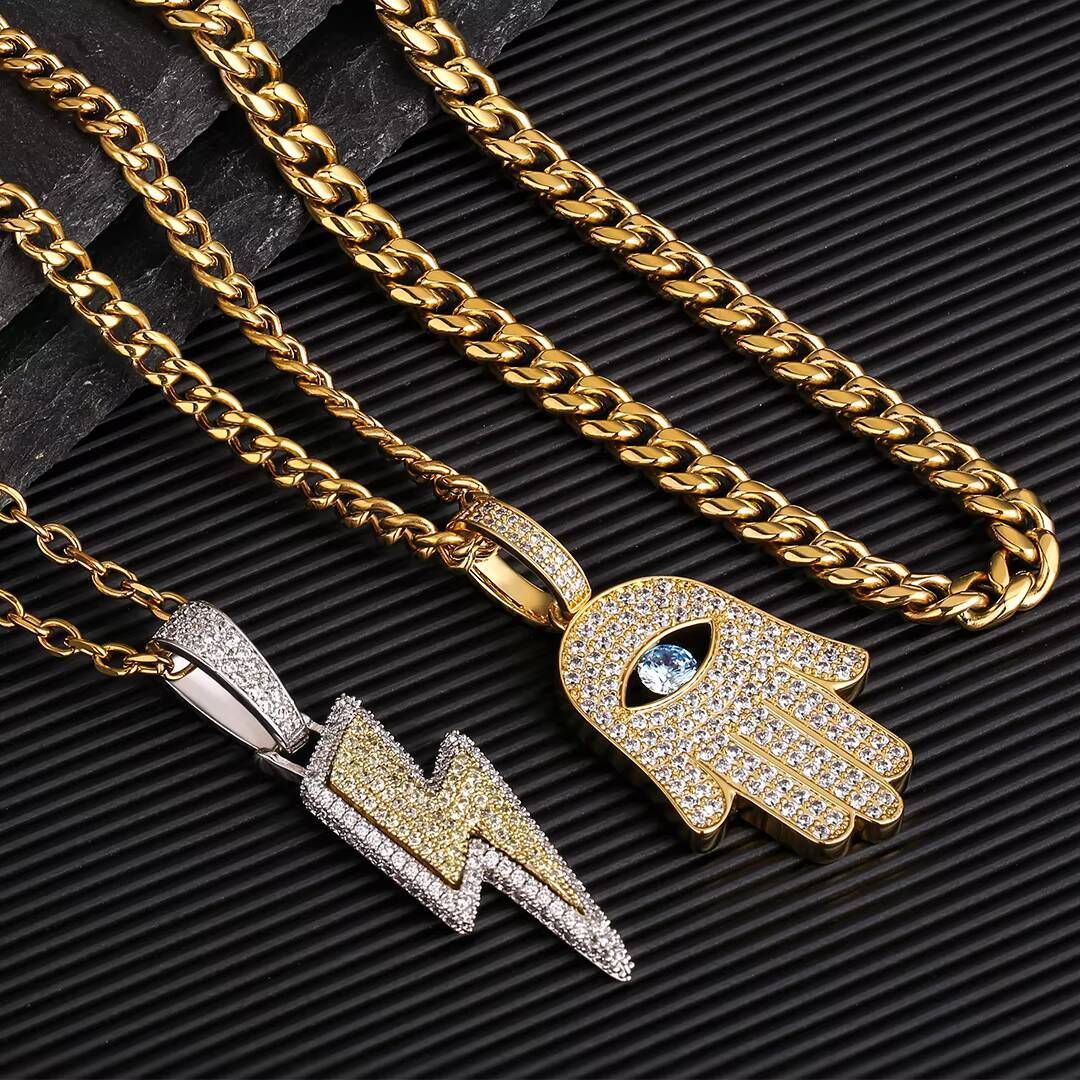 KRKC Customize Mens Stainless Steel Jewelry 3mm 20inch Rope Chain Ball Cable Franco 18K Gold Silver Chain Necklace Wholesale