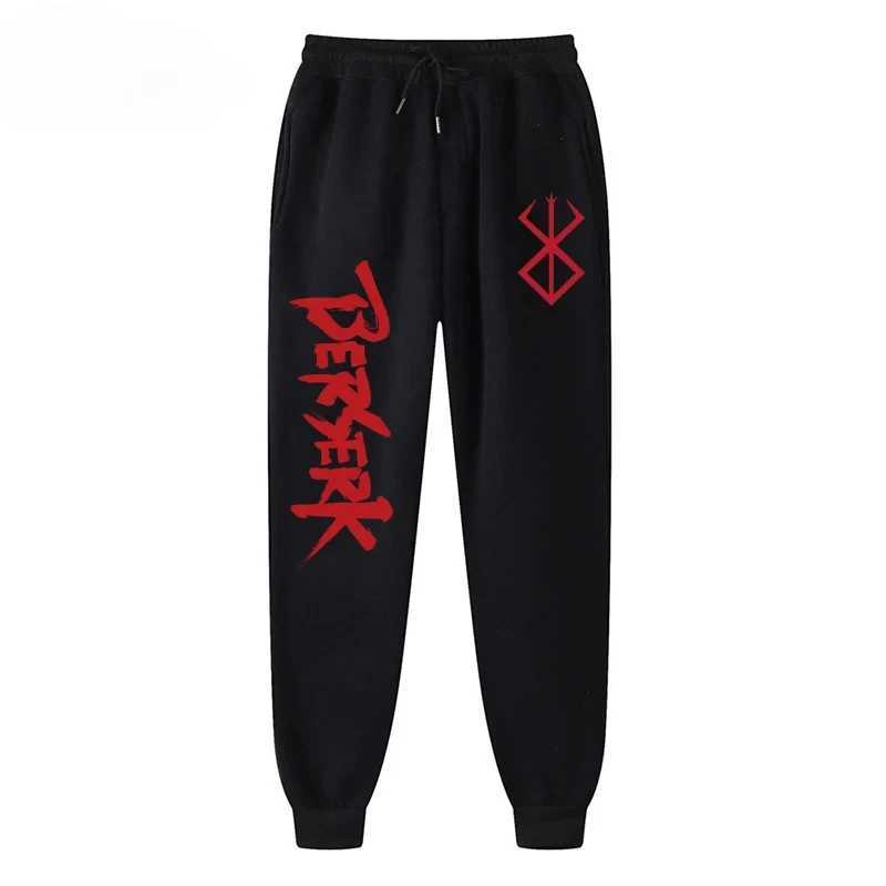 Anime Berserk Print Sweatpants for Men Athletic Joggers Trousers Spring Fall Casual Fleece Pants with Pockets Cosplay Costume X2509181