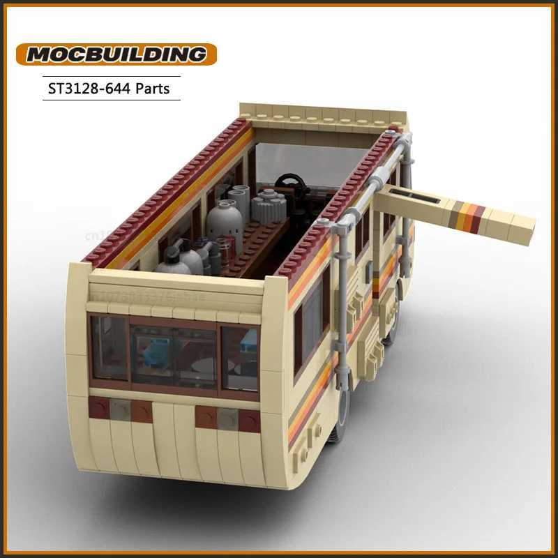 Breaking Movie City Car Moc Building Blocks Bad RV Technology Bricks Creative Touring Car Display Collection Toys GiftsZ250918
