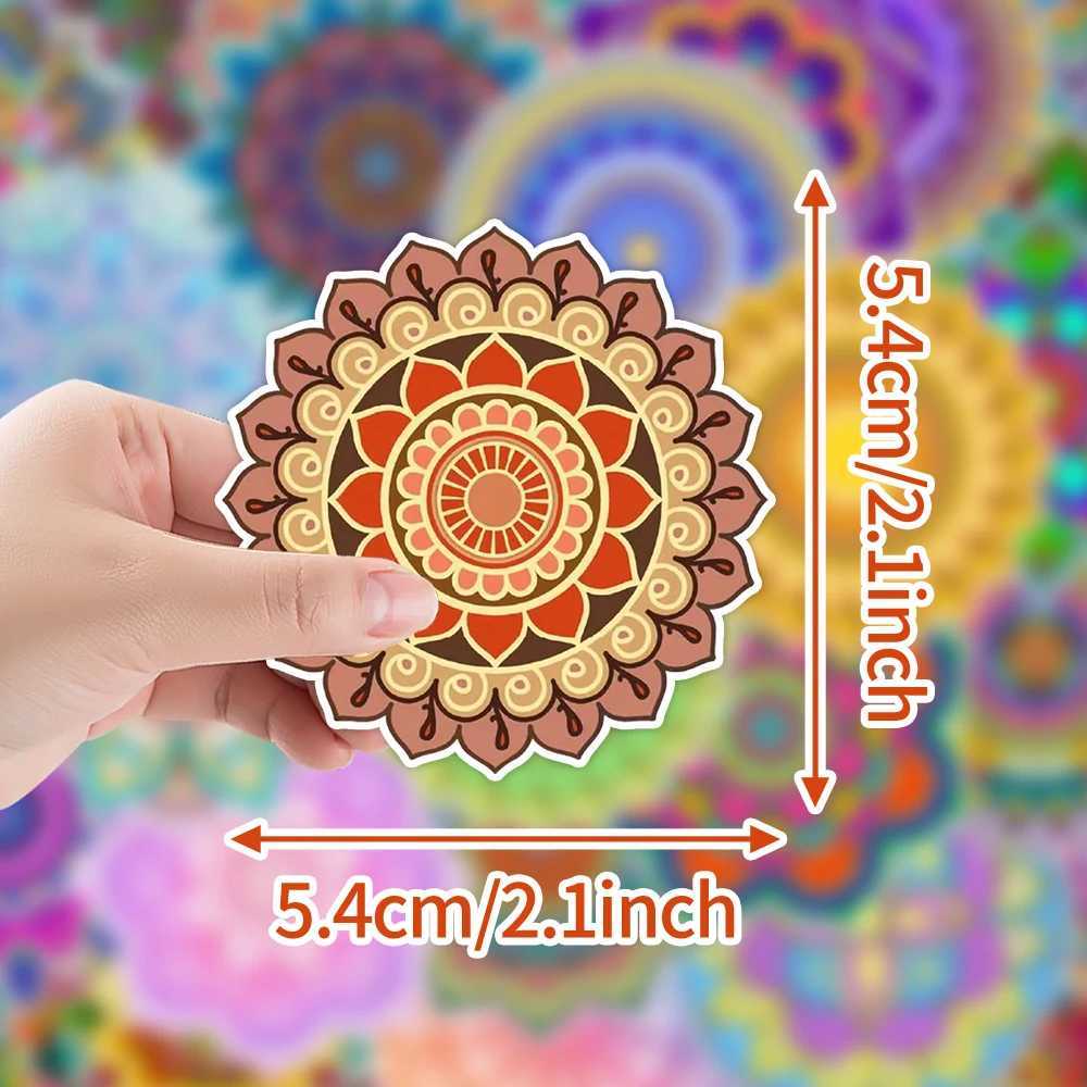 50PCS Fresh Plant FlowerDatura Stickers for Mobile Computers Water Cups Decorative Stickers for Laptops Waterproof Stickers C250918