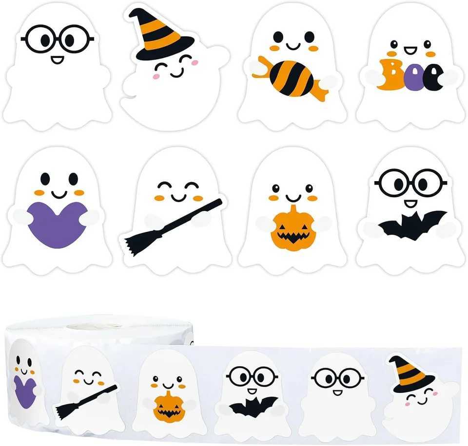 500 pcs Halloween stickers children handdecorated cartoon stickers DIY stickers holiday party scene layout props C250918