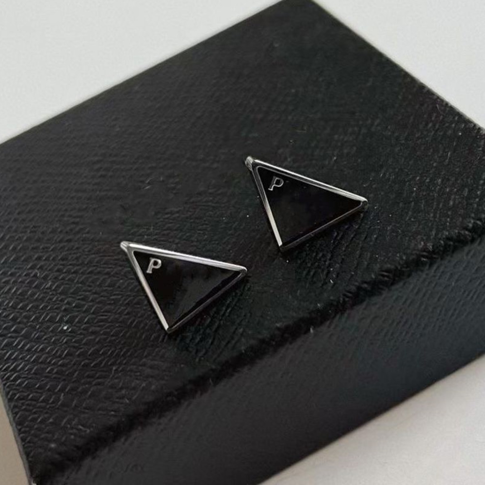 Stud Luxury Brand Triangle Letter Earrings Stud Classic Earrings Original Fashion Jewelry Accessories for Women Party Gifts 2025