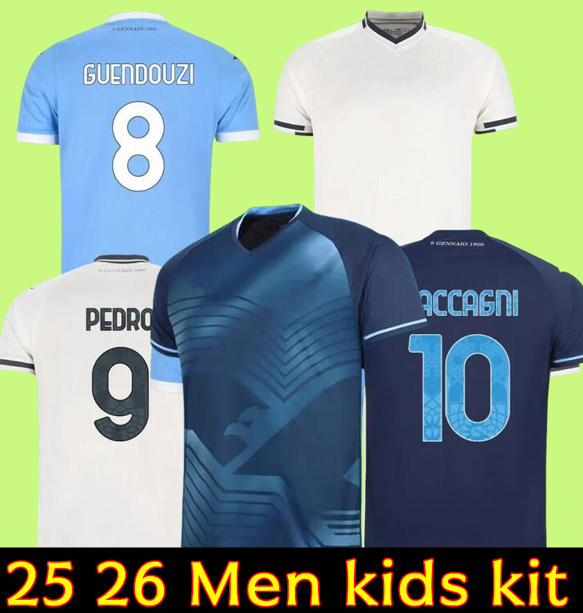 XXXL 4XL Lazio 25 26 50Year Immobile soccer jerseys ROMAGNOLI IMMOBILE LUIS BASTOS SERGEJ BADELJ LUCAS J.CORREA ZACCAGNI MARUSIC maglie Kits sock Full sets football
