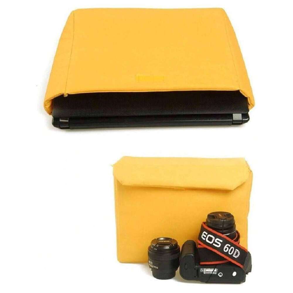 Men's Lightweight Vintage Waterproof Canvas DSLR SLR Shockproof Camera Shoulder Messenger Sling Bag