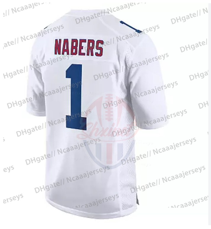 1 Malik Nabers Custom Football Jerseys 44 Cam Skattebo 6 Jaxson Dart Abdul Carter Russell Wilson Lawrence Taylor Stitched Men Women Youth