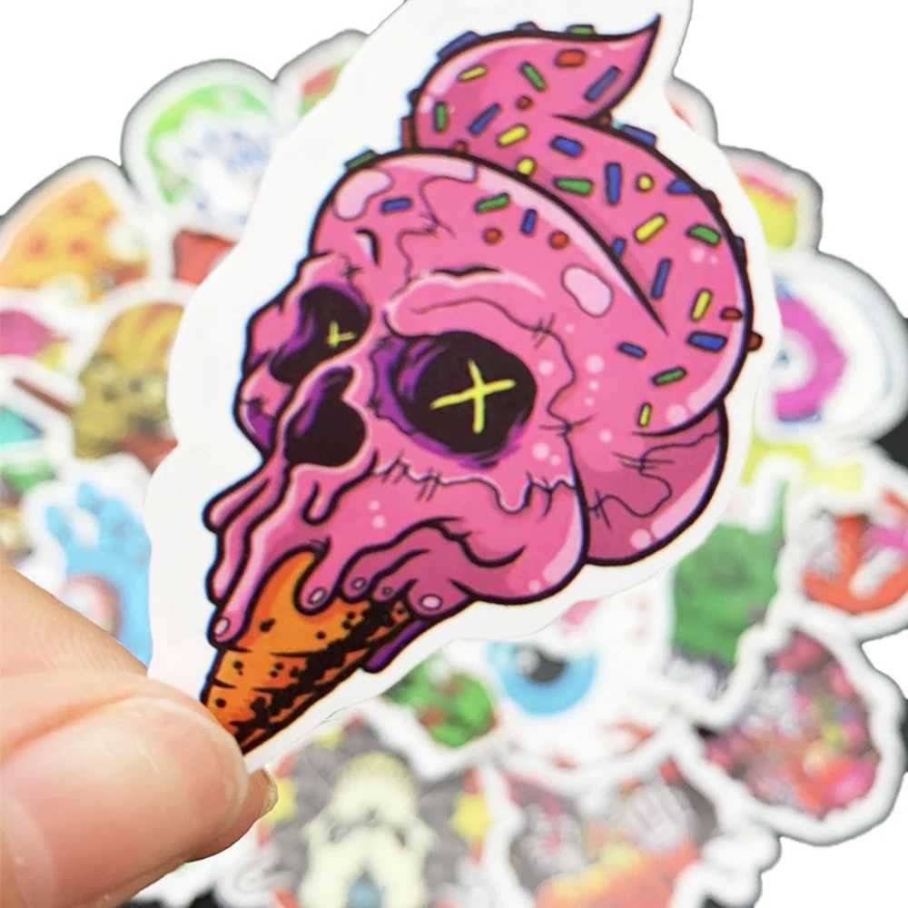 103050PCS Horror Series Skull Zombie Cool Stickers Laptop Guitar Luggage Waterproof Graffiti Sticker Decal Kid Classic Toys C250918