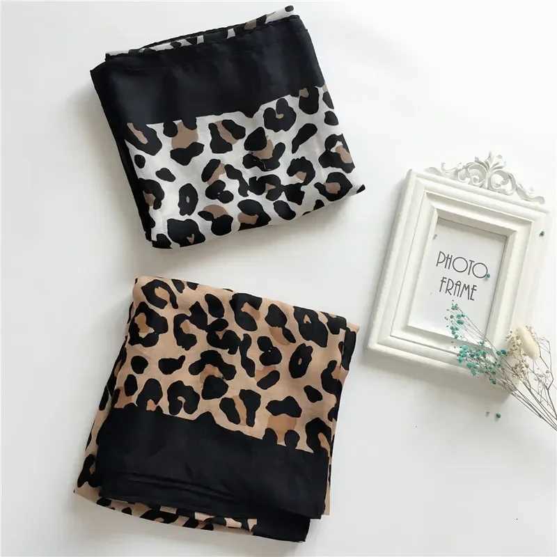 Fashion Design Sexy Leopard Dot Tassel Viscose Shl Scarf High Quty Neckerchief Autumn Winter Foards Muslim Hijab Sjaal Y250918