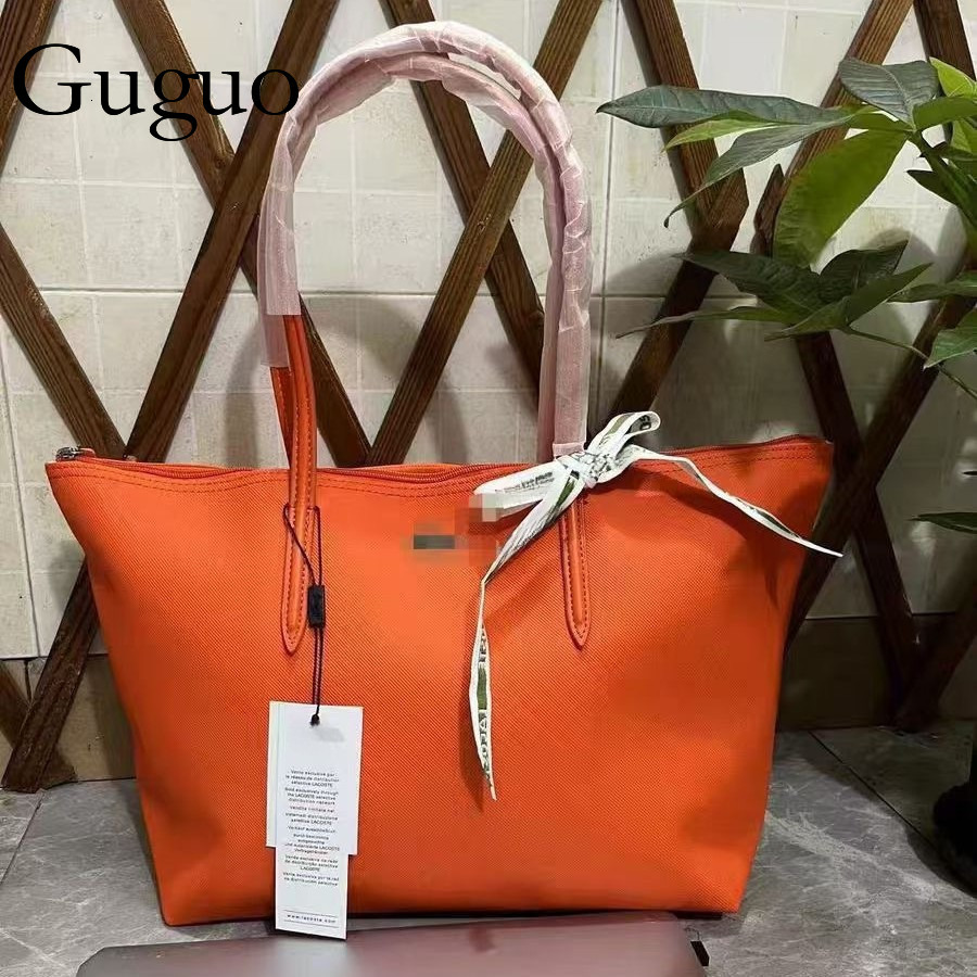Guguo Free Shipping New Designer Bag French Horizontal Large Crocodile Bag Large Capacity Handbag Waterproof Commuter Handbag Women's Crocodile L