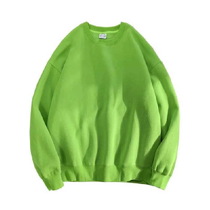 Woman Solid Color ONeck Sweatshirt Casual Loose Fit Hoodie Harajuku Aesthetic Streetwear Velvet Pullover White Tops Korean PopZ250918