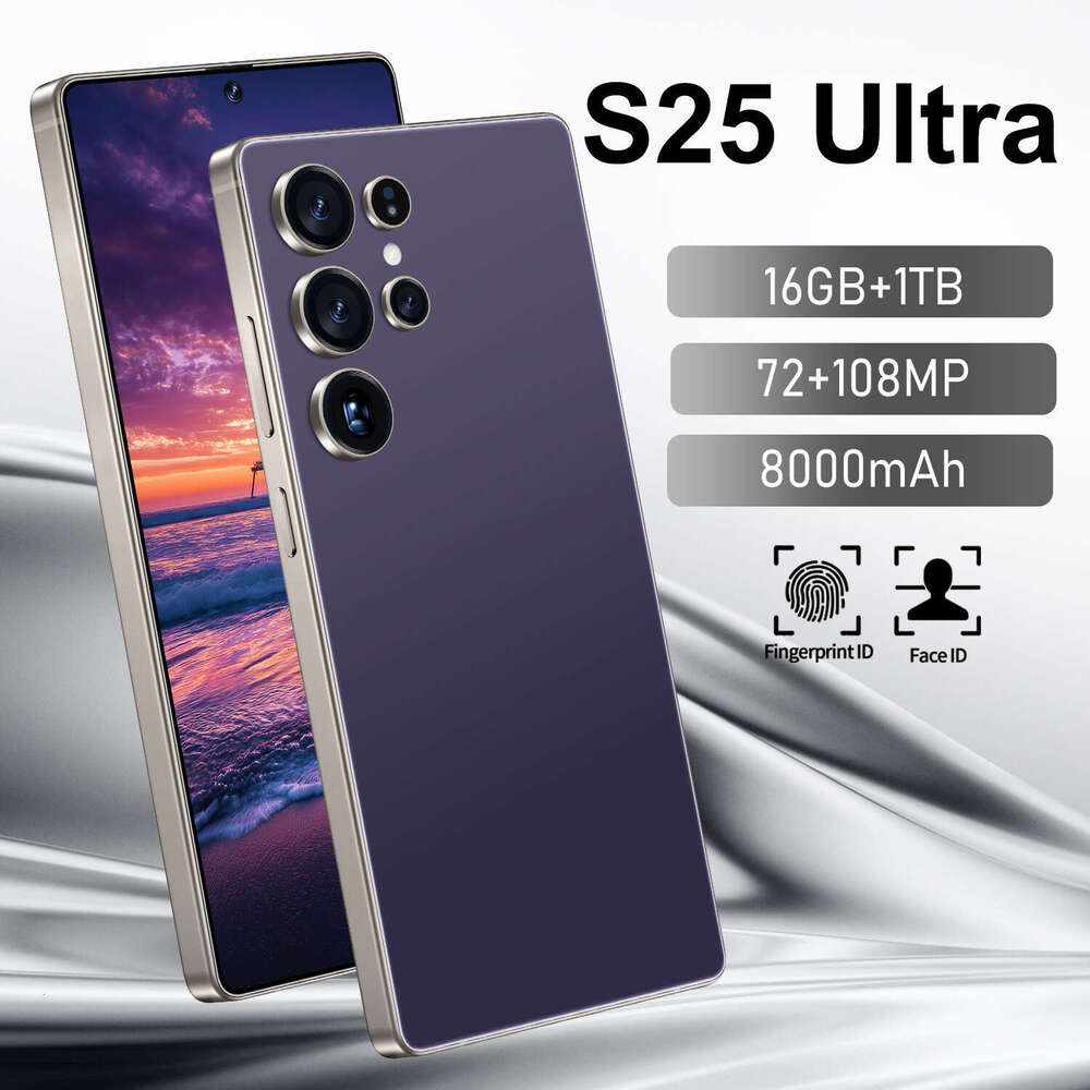 S25 Ultra Full Touch Screen 5G cell phone 16gb+1TB s25 S24 ultra Mobile Phones Original Facial unlock Android Smartphone mobile phone Camera