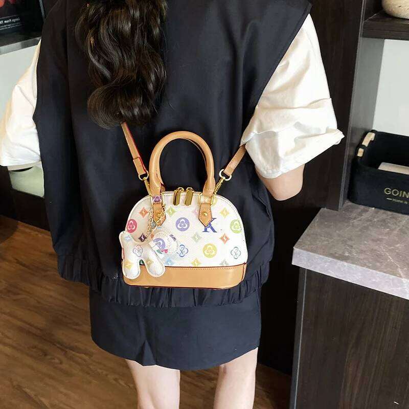 Shoulder bag Luxury Designer tote Shell Crossbody Stylish Printed Purse for Women Trendy Mini Handbag with Adjustable Strap