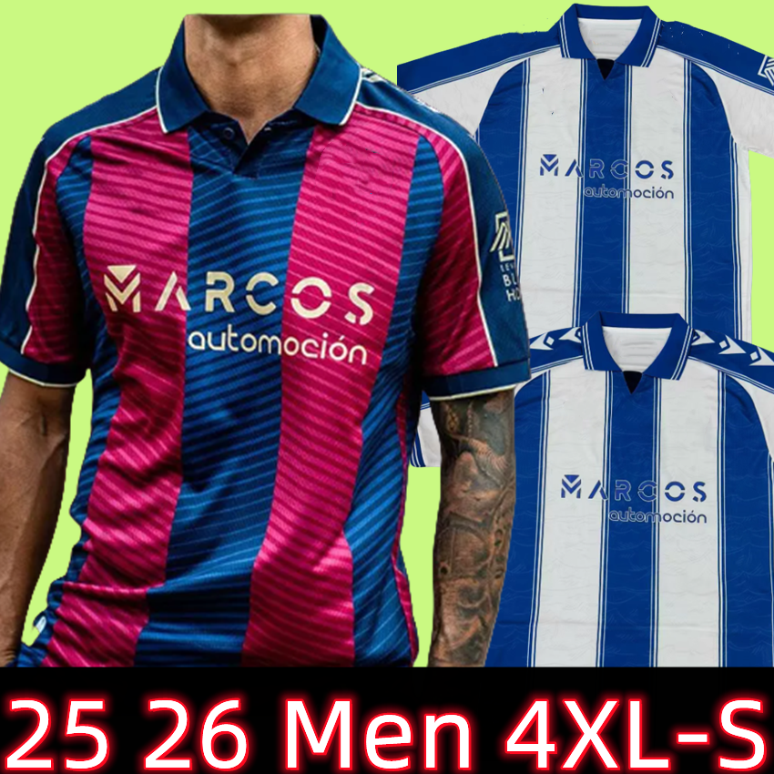 Levante UD Soccer Jerseys Levante 25 26 Home Kit Released 100th Anniversary of Portal de Vallejo LUD Kit Granotes Shirts The Frogs Football shirt 2025 2026 Uniform