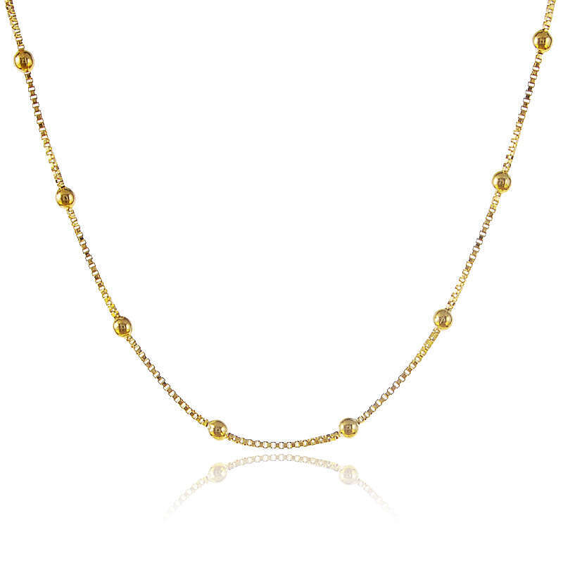 Gold for Women High Imitation Jewelry Gold-Plated Necklace JP160 Long-Lasting Color