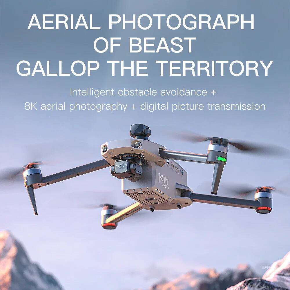 Camera Drone GPS Professional Drone K11 Tubro With 8K Dual Cameras 3-Axis Gimbal Joint Brushless FPV 5.8G Image Transmission 4Km Quadcoptr