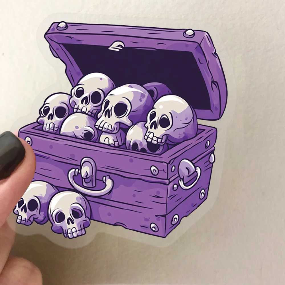 50100150PCS Cartoon Halloween Sticker Stationery Decal Waterproof Transparent PET Guitar Laptop Phone Laptop Decor Stickers C250918