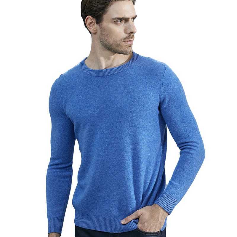 Men Knitted Sweaters Cashmere Sweater 100 Merino Wool ONeck LongSleeve Thick Pullover Man Winter Autumn Male Jumpers ClothingZ250918
